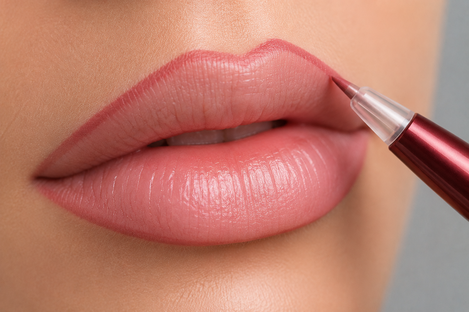 Contorno labial com ácido hialurónico