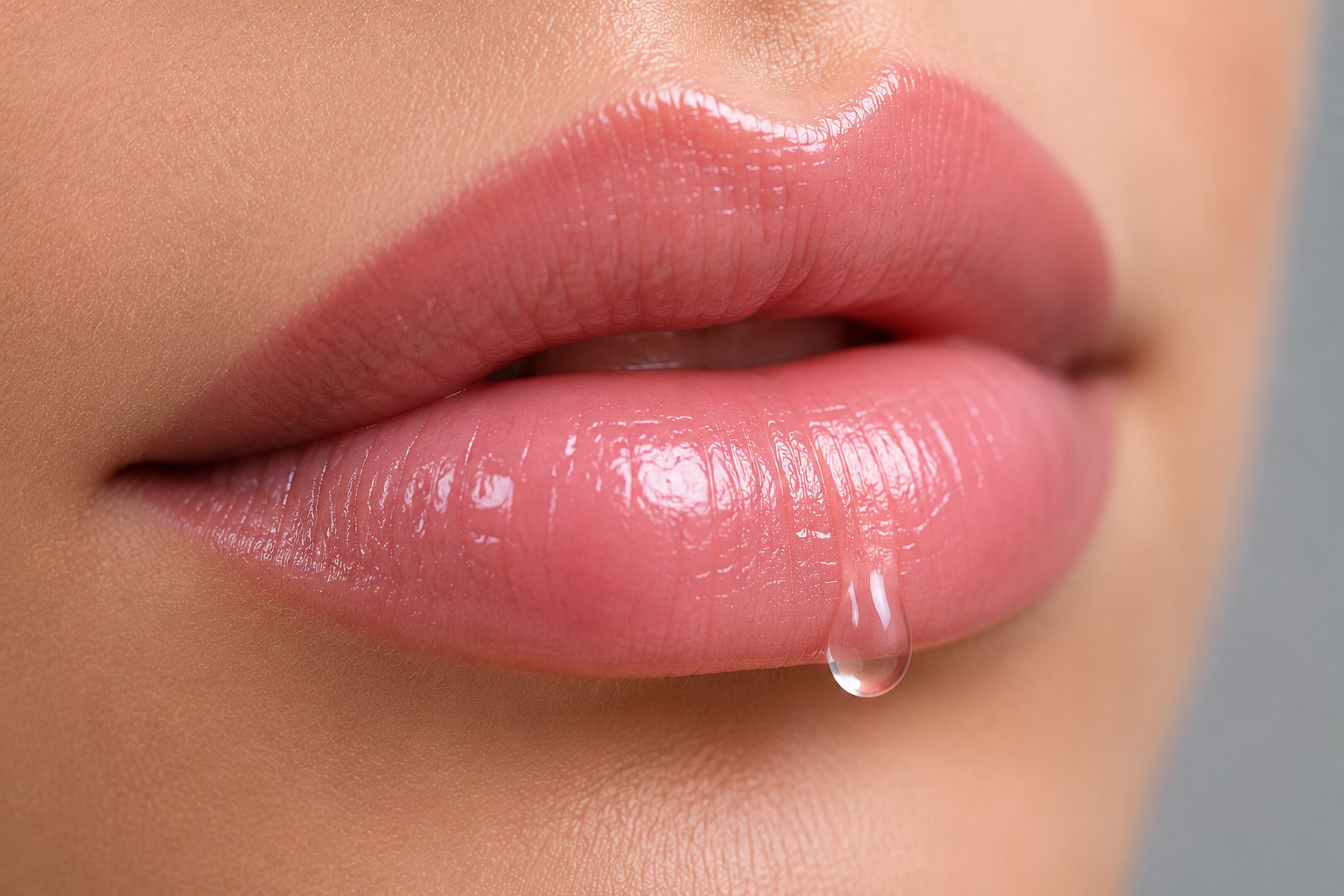 Hidratação labial com ácido hialurónico